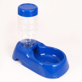 FALOFALO Automatic Water Supply for Pets, Dogs, Cats, Water Supply, Safe for Going Out and Going Out (Blue)