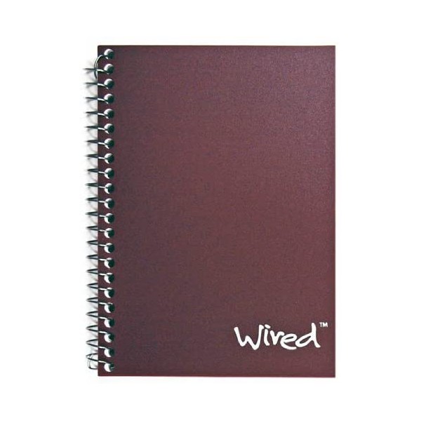 Top Flight Wired Personal Wirebound Notebook, 100 Sheets, College Rule,