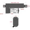 WindyNation 20 Inch 20" Stroke Linear Actuator 12 Volt 12V