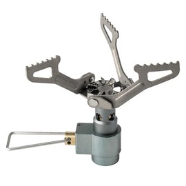 Backpack Stove | Foldable Pocket Stove | Lightweight Camping Gear, Propane Stove, Outdoor Cookware Tool for Backpacking Hiking