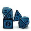 Cusdie 7Pcs/Set DND Dice Set D&D Polyhedral Dice for TTRPG