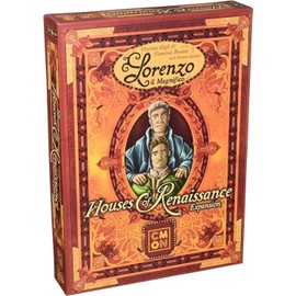 CMON Lorenzo il Magnifico: Houses of Renaissance Expansion | Strategy Board Game for Teens and Adults| Ages 14 and up | 2 to 5 Players | Average Playtime 60 to 120 Minutes | Made by Cranio Creations