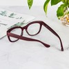 prtcslwd Oversized Reading Glasses for Women, 4 Pack Retro Blue