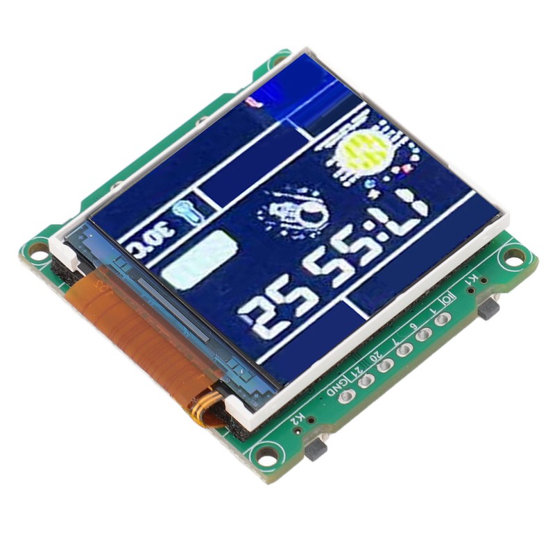 For ESP32 C3 Desktop Trinket Support WiFi Bluetooth 1.44inch LCD
