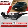 HECASA Front Grille Compatible with 2021-2023 Hyundai Elantra w/o Adaptive