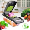 16 in 1 Gemüseschneider Manuell Set, Vegetable Chopper Cutter Slicer,