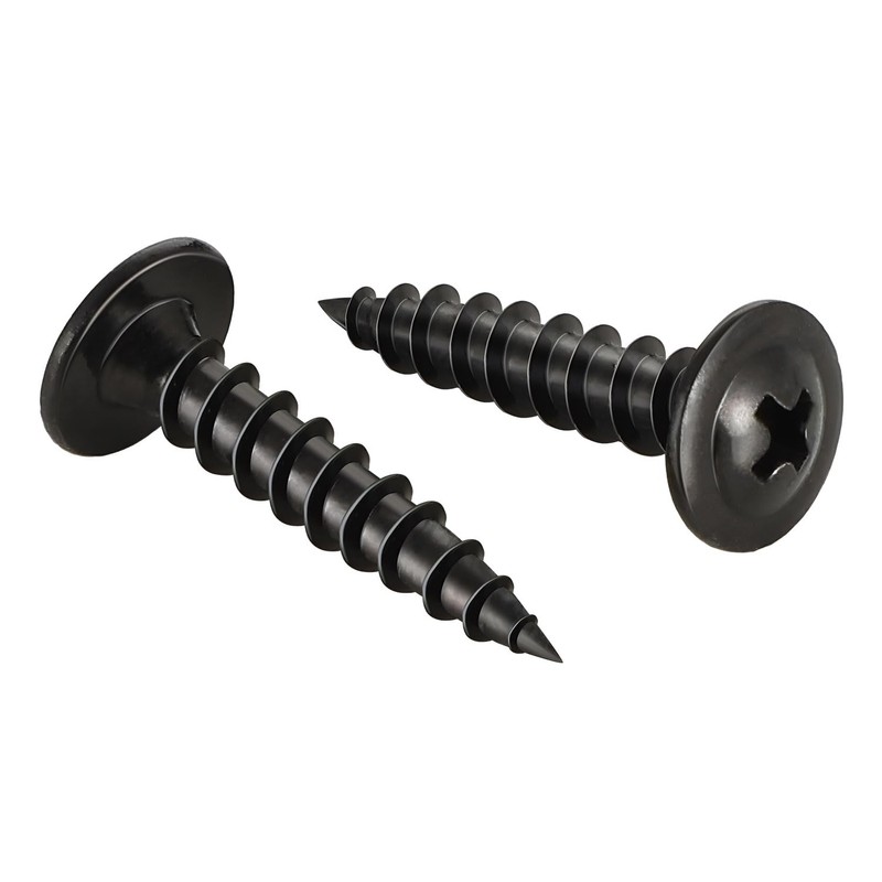 #10 x 1 (100 PCS) Modified Truss Head Wood Screws,