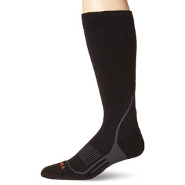 Merrell Graduated Compression Hiker Over The Calf Socks, Black, S/M (Men's 5-8.5 / Women's 5-9.5)