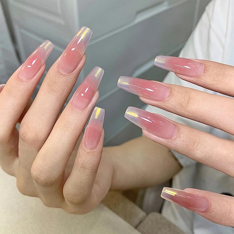 6 Pack (144 pcs) Nail Tips Popular Medium Design, NIUANIUA