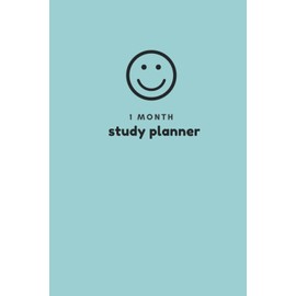 Baby Blue Smile Study Planner: 10 minute study planner/31days/1 month/planner/back to school/ academic planner