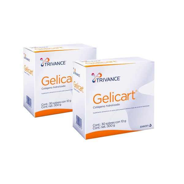 Pack Gelicart Trivance, Colageno Hidrolizado, 60 sobres con 10g