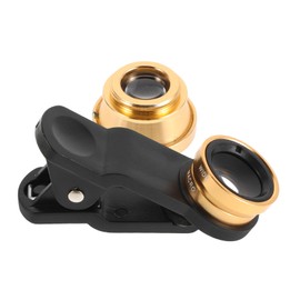 Tofficu Macro Phone Lens Kit with Clip Fish Eye Wide Angle Macro Lens for Smartphones Compatible with Brands Design for Versatile Photography