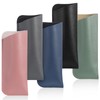 WY LIGHTING LEVEL 5 Pack Soft Glasses Cases Leather Eyeglass