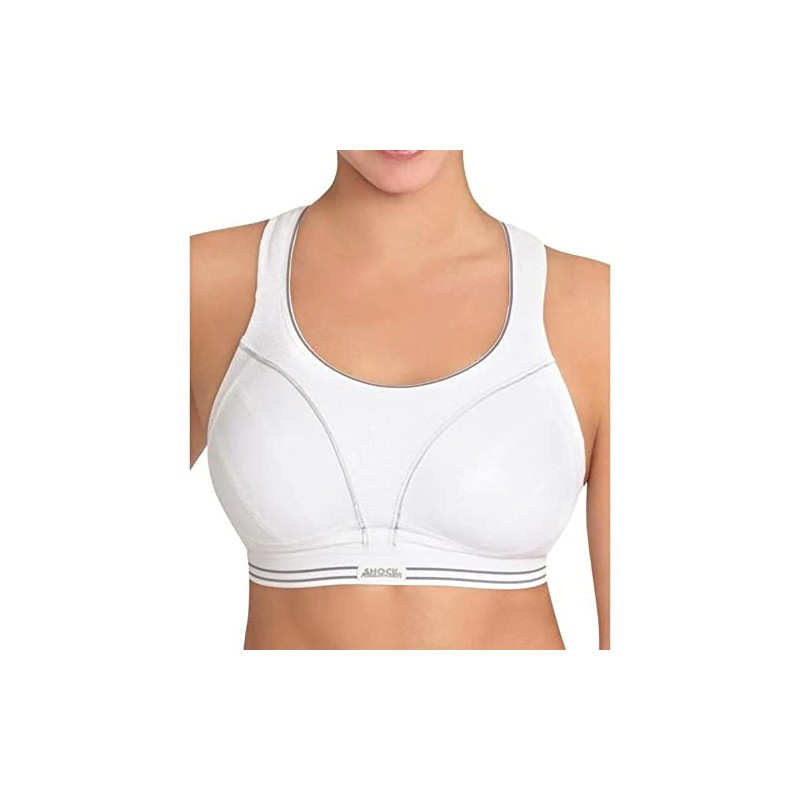 Shock Absorber Women's Ultimate Run Sports Bra, White, 85C