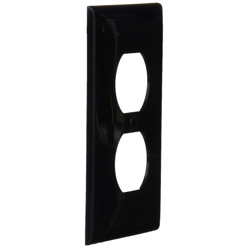 Leviton 1-Gang Duplex Device Receptacle Wallplate, Standard Size, Thermoplastic Nylon,
