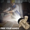 YIERBLUE Rechargeable Spotlight 1000,000 Lumen LED, IP67 Waterproof Handheld Flashlight,