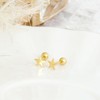 Made by Nami Stainless Steel Star Earrings Gold Waterproof Jewellery