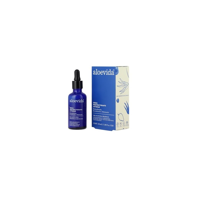 Aloevida Serum Reestructurante Antiedad 96% Aloe vera orgánico 50ml