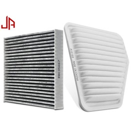 JADODE CA10169 CF10285 Combo Engine Cabin Air Filter Replacement for Toyota Camry Rav4 Corolla Matrix,Scion tC xB Pontiac Vibe 2.4L Engine Cabin Air Filter Combo