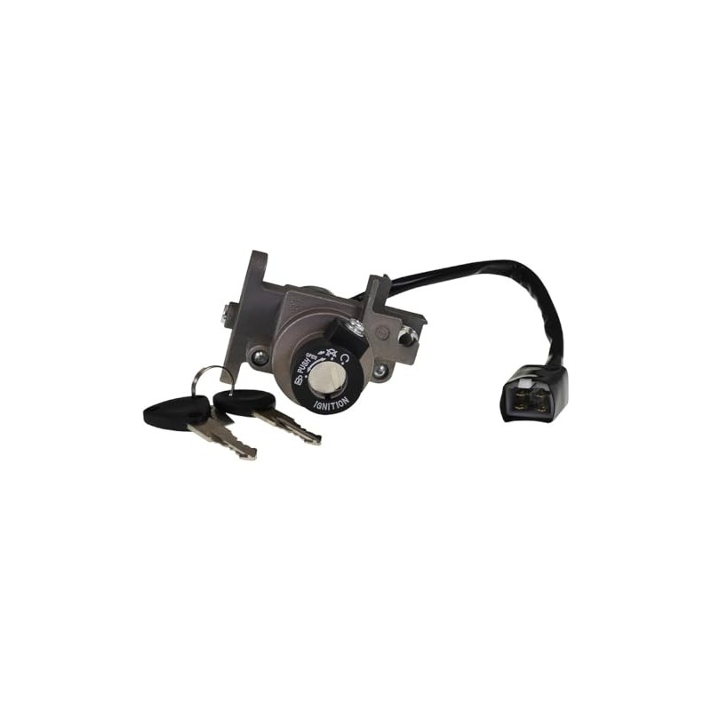 Ignition Switch Replacement with 2 Keys Compatible for Peugeot Kisbee