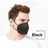 100 Cubrebocas Kn95 Mascarillas Negro Ambos Lados Certificad