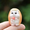 Operitacx 7pcs Miniature Resin Hedgehog Models Multi-functional Desktop Decor for