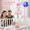 Aimafun Baby Crib Mobile for Girls with Music, Lights &
