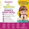 Appleways Granola Crispy Bites, All-Natural Individually Wrapped Whole Grain Granola