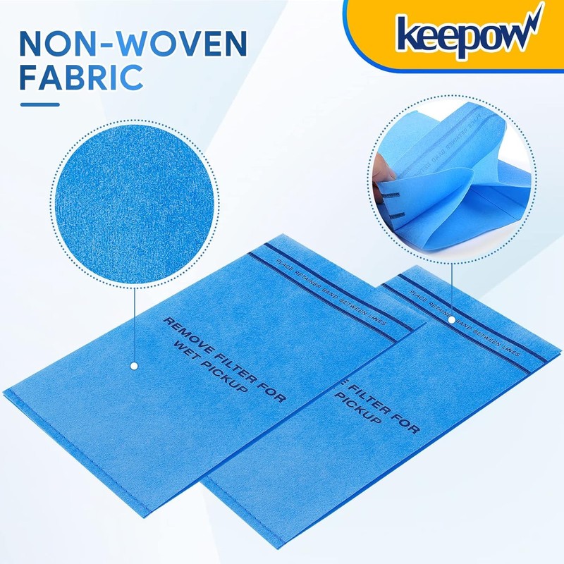 Keepow 12 Pack Wet Dry Vac Filter Compatible with Craftsman