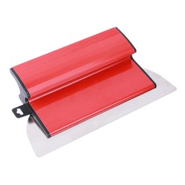 VZU 25cm Drywall Skimming Blade, High Grade Smoothing Spatula, Speed Skimming Spatula, Speed Skim Wall Plastering Tools for Drywall, Plasterboard, and More (Red）