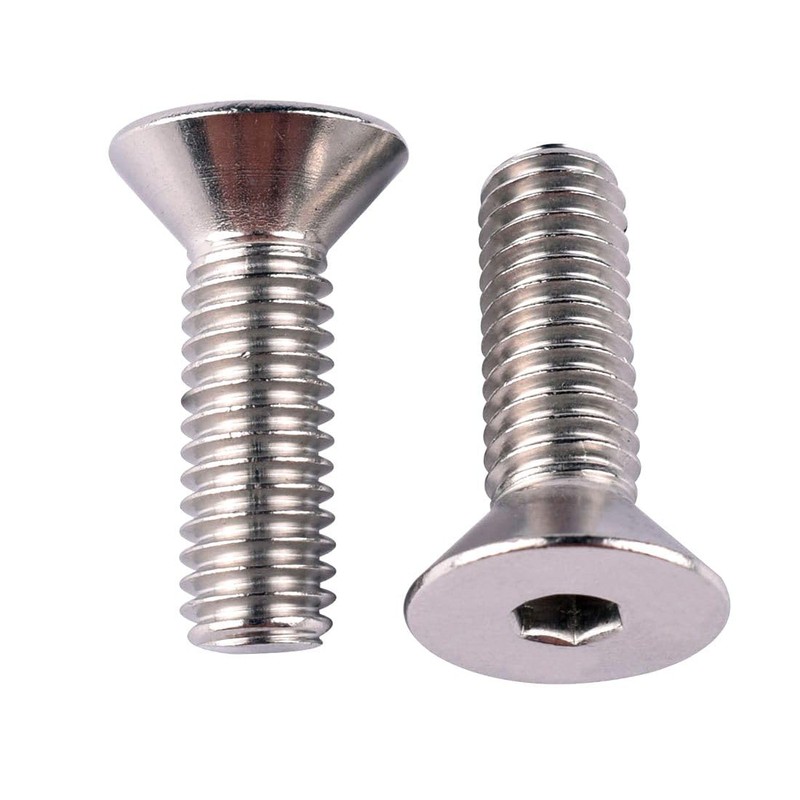 VAMUOEFL 1/4-20 x 1 Flat Head Socket Cap Screws Countersunk
