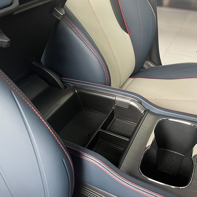 Center Console Organizer Tray Compartment Design Waterproof Armrest Storage Box