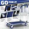 Heavy Duty Foldable Push Cart Dolly | 330 lbs. Capacity