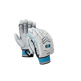 Gunn & Moore GM Cricket Batting Gloves | Ben Stokes Diamond Original | Sleek Back of Hand Shape | Offset Finger Splits | Calf Leather Palm | Adult Left Handed | 1 Pair | Approx 480 g per Pair