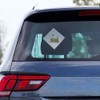 'Bucket, Spade sand castle ' Suction Cup Car Window Sign