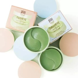 Pixi DetoxifEYE Hydrating and Depuffing Eye Patches Caffeine and Cucumber 60ct