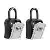 Portable Key Lock Box,Key Holder Safe Security Lock Box for