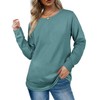 Dofaoo Sweatshirts for Women Crewneck 2024 Fall Tops Lightweight Sweater