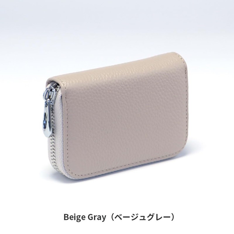 HAKATA NO MORI LEATHER Genuine Leather Credit Card Case Magnetic