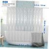iplusmile 3D Pattern Shower Curtain Liner Waterproof Stand up Shower