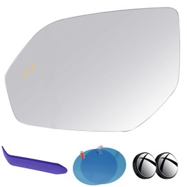 EAP Driver Side Mirror Glass Compatible with Volkswagen Atlas 2018-2025, Atlas Cross Sport 2020-2025, Heated with Blind Spot, 3CN857521L 3CN857521C VW1324109