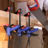 WORKPRO Mini Bar Clamps for Woodworking 6" One-Handed Spreader/Bar Clamp