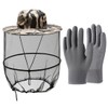 Beekeeper Hat Mosquito Net with Gloves, Grey Camouflage Mosquito Head