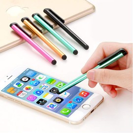 Yizhet 10 x Universal Stylus Pen Touch Pen with Clip Design Compatible with Touchscreen Tablets, Computers, Smartphones, Car Navigation Systems (Pack of 10)