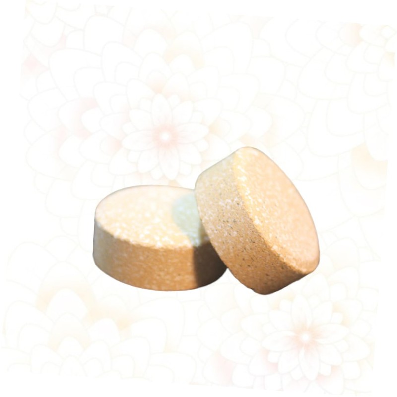 ORFOFE 10pcs Ginger Foot Care Effervescent Tablets for Soothing Massage