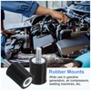 sourcing map M5 Rubber Mounts, 8Pcs 15x20mm(DxH) Rubber Cylindrical Anti