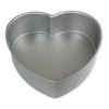 PME HRT103 Professional Aluminum Heart Cake Pan, 10 x 3-Inch,
