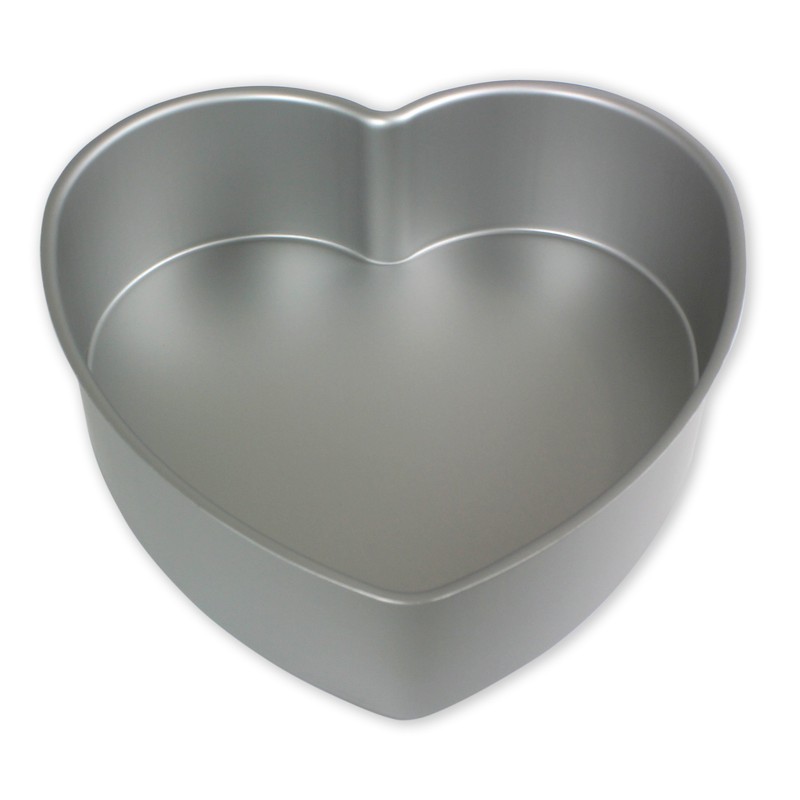 PME HRT103 Professional Aluminum Heart Cake Pan, 10 x 3-Inch,