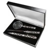 CARMANI - 3D Metal Rose Pattern Desk Accessories Set