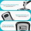 Jsdoin Key Safe Wall Mounted 4-Position Combination Key Lock Box